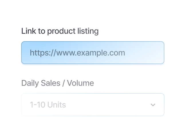 Product page example